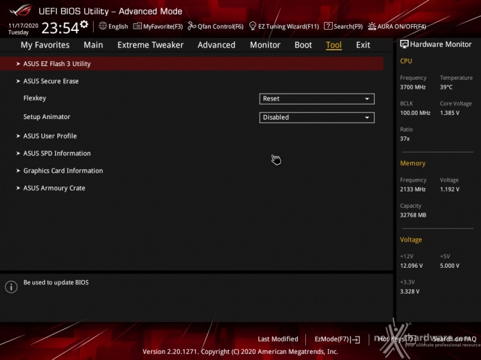 ASUS ROG Crosshair VIII Dark Hero 7. UEFI BIOS  -  Impostazioni generali 25