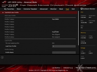 ASUS ROG Crosshair VIII Dark Hero 7. UEFI BIOS  -  Impostazioni generali 29
