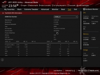 ASUS ROG Crosshair VIII Dark Hero 7. UEFI BIOS  -  Impostazioni generali 31