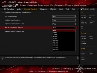 ASUS ROG Crosshair VIII Dark Hero 8. UEFI BIOS - Extreme Tweaker 8