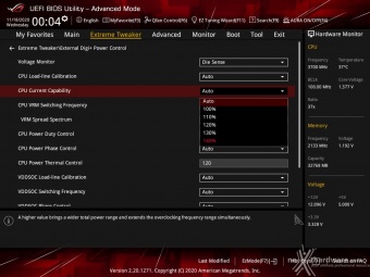 ASUS ROG Crosshair VIII Dark Hero 8. UEFI BIOS - Extreme Tweaker 16