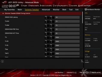 ASUS ROG Crosshair VIII Dark Hero 8. UEFI BIOS - Extreme Tweaker 10