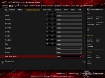 ASUS ROG Crosshair VIII Dark Hero 8. UEFI BIOS - Extreme Tweaker 12
