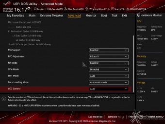ASUS ROG Crosshair VIII Dark Hero 7. UEFI BIOS  -  Impostazioni generali 8