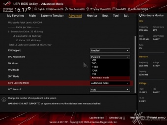 ASUS ROG Crosshair VIII Dark Hero 7. UEFI BIOS  -  Impostazioni generali 9
