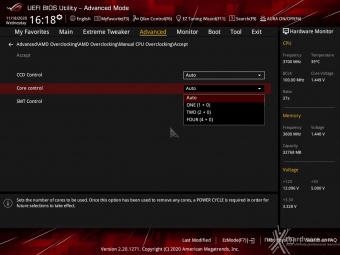 ASUS ROG Crosshair VIII Dark Hero 7. UEFI BIOS  -  Impostazioni generali 16