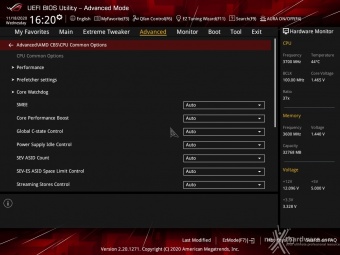 ASUS ROG Crosshair VIII Dark Hero 7. UEFI BIOS  -  Impostazioni generali 12