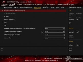 ASUS ROG Crosshair VIII Dark Hero 7. UEFI BIOS  -  Impostazioni generali 14