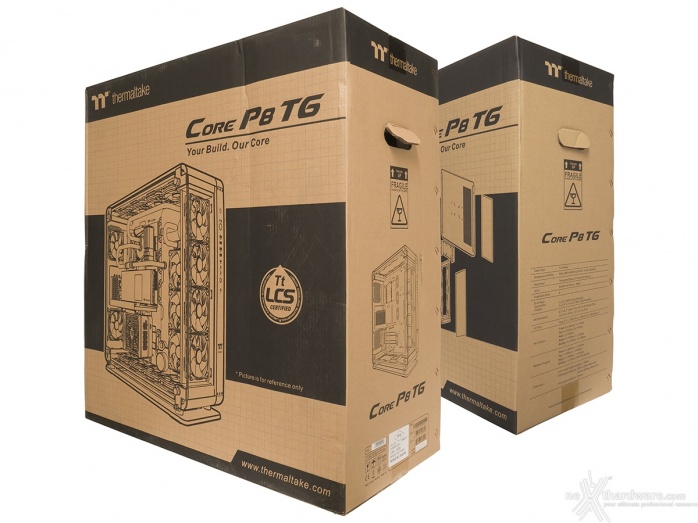 Thermaltake Core P8 TG 1. Packaging & Bundle 1