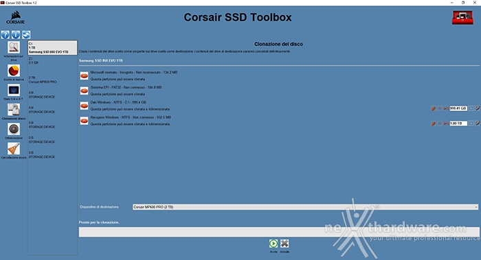 CORSAIR MP600 PRO 2TB | 2. Firmware - TRIM - SSD Toolbox | Recensione