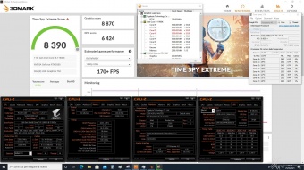 GIGABYTE Z590 AORUS MASTER 15. Overclock, temperature e consumi 3