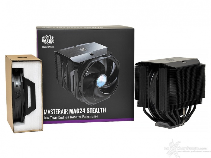 Cooler Master MasterAir MA624 Stealth 1. Packaging & Bundle 4