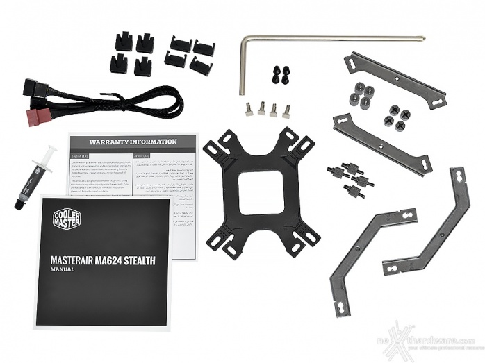 Cooler Master MasterAir MA624 Stealth 1. Packaging & Bundle 5