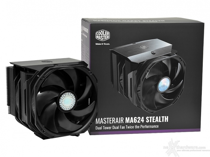 Cooler Master MasterAir MA624 Stealth 1