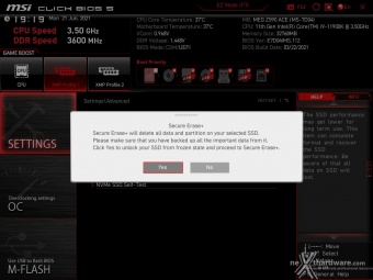 MSI MEG Z590 ACE 7. MSI Click BIOS 5 -  Impostazioni generali 5