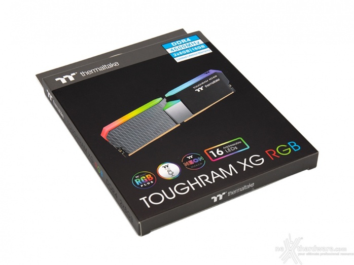 Thermaltake TOUGHRAM XG RGB 4600MHz C19 1. Presentazione delle memorie 1