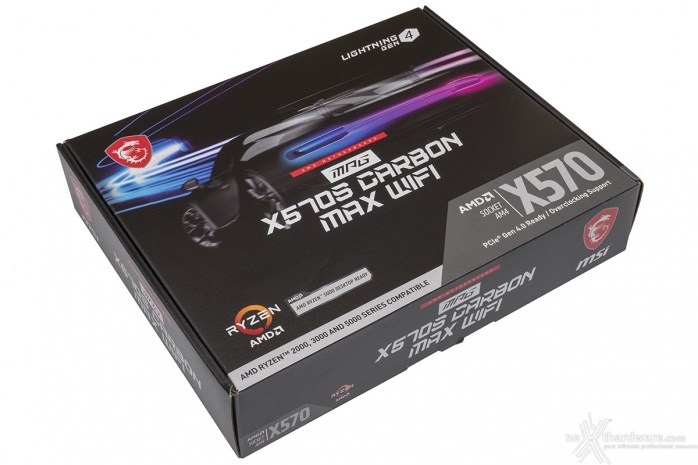 MSI MPG X570S CARBON MAX WIFI 2. Packaging & Bundle 1