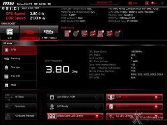 MSI MPG X570S CARBON MAX WIFI 7. MSI Click BIOS 5  -  Impostazioni generali 1