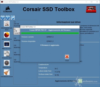 CORSAIR MP600 PRO XT 2TB 2. Firmware - TRIM - SSD Toolbox 3