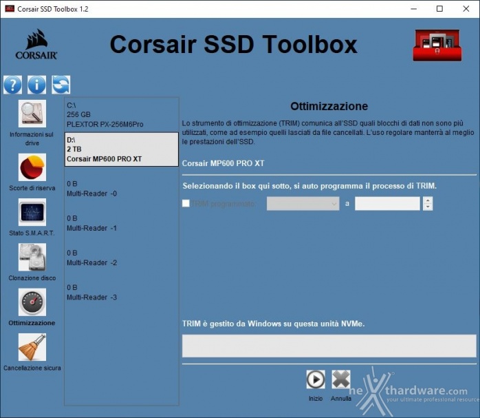 CORSAIR MP600 PRO XT 2TB 2. Firmware - TRIM - SSD Toolbox 11
