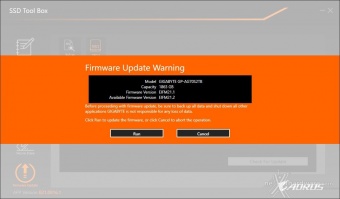 AORUS Gen4 7000s 2TB 2. Firmware - TRIM - SSD Toolbox 3