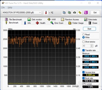 FURY Renegade SSD 2TB 5. Test Endurance Sequenziale 6