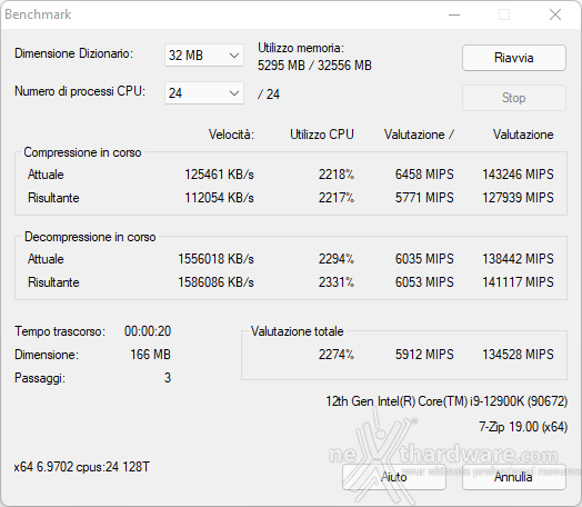 XPG LANCER RGB DDR5 6000 MT/s 8. SuperPI, wPrime, 7Zip e Geekbench 4 6