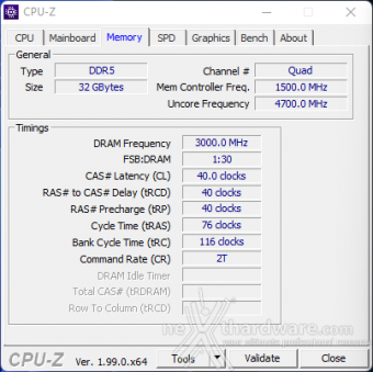 XPG LANCER RGB DDR5 6000 MT/s 5. Sistema di prova e metodologia di test 4