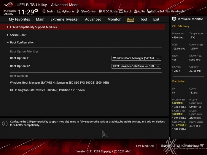 ASUS ROG MAXIMUS Z690 EXTREME 7. UEFI BIOS -  Impostazioni generali 17