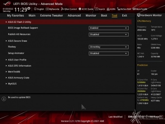 ASUS ROG MAXIMUS Z690 EXTREME 7. UEFI BIOS -  Impostazioni generali 19