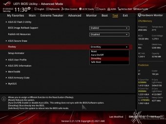 ASUS ROG MAXIMUS Z690 EXTREME 7. UEFI BIOS -  Impostazioni generali 22