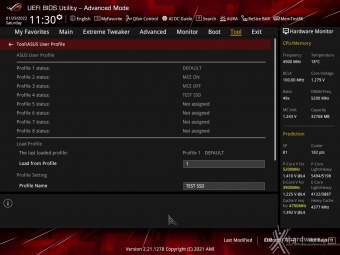 ASUS ROG MAXIMUS Z690 EXTREME 7. UEFI BIOS -  Impostazioni generali 23