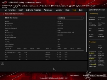 ASUS ROG MAXIMUS Z690 EXTREME 7. UEFI BIOS -  Impostazioni generali 25