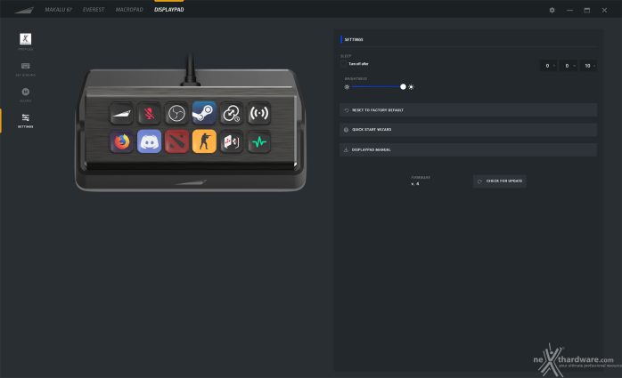 MOUNTAIN DisplayPad & MacroPad 4. Software BaseCamp 14