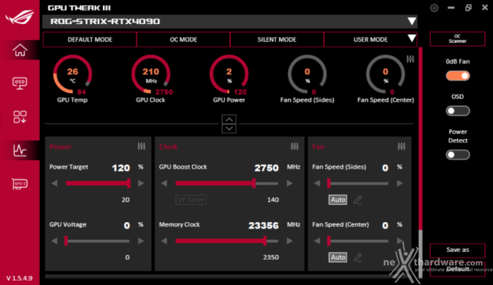 ASUS ROG Strix GeForce RTX 4090 OC 15. Overclock 3