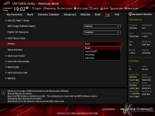 ASUS ROG MAXIMUS Z790 APEX 7. UEFI BIOS -  Impostazioni generali 21