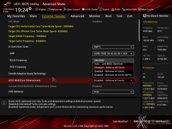 ASUS ROG MAXIMUS Z790 APEX 8. UEFI BIOS - Extreme Tweaker 3