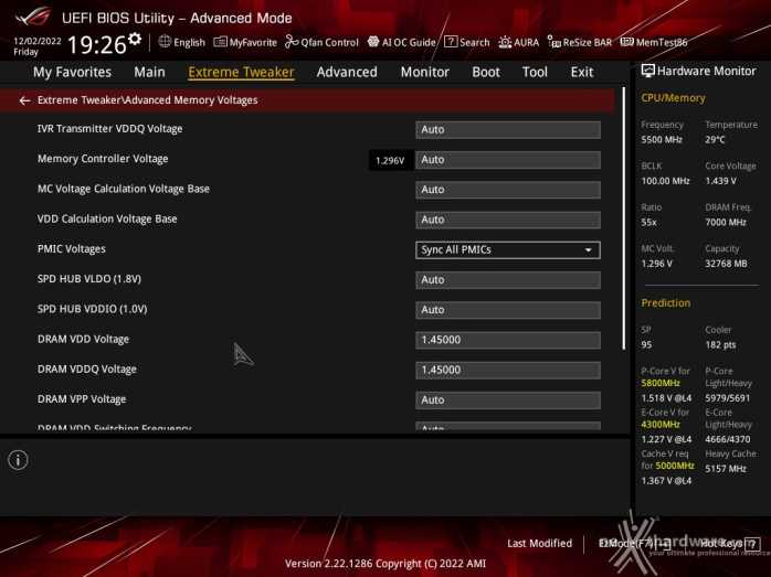 ASUS ROG MAXIMUS Z790 APEX 8. UEFI BIOS - Extreme Tweaker 36