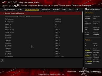 ASUS ROG MAXIMUS Z790 APEX 8. UEFI BIOS - Extreme Tweaker 26