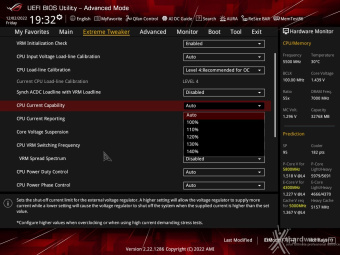 ASUS ROG MAXIMUS Z790 APEX 8. UEFI BIOS - Extreme Tweaker 11