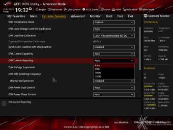 ASUS ROG MAXIMUS Z790 APEX 8. UEFI BIOS - Extreme Tweaker 12