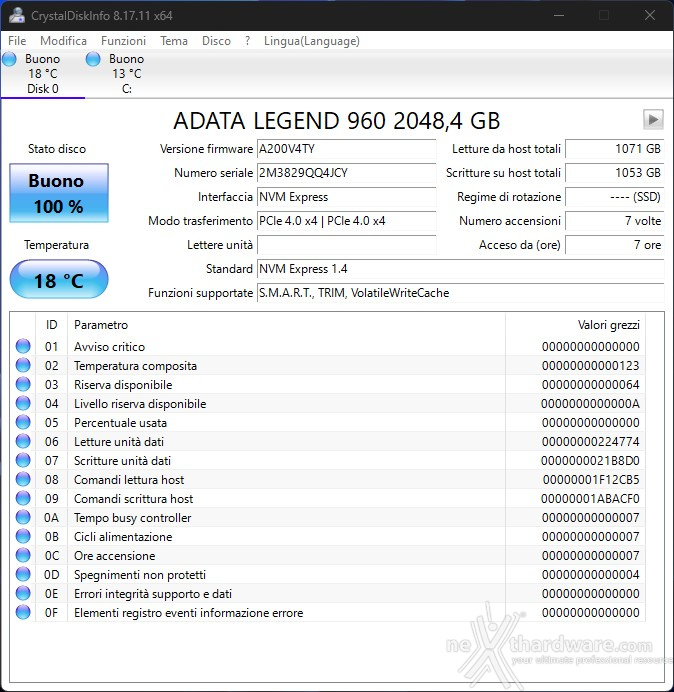 ADATA LEGEND 960 2TB 2. Firmware - TRIM - SSD ToolBox 1