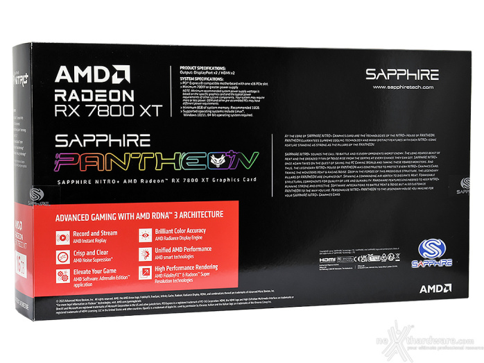 SAPPHIRE NITRO+ RX 7800 XT 2. Packaging & Bundle 2
