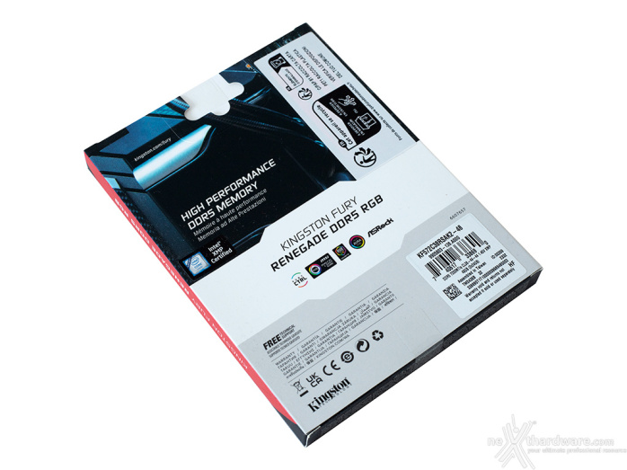 Kingston FURY Renegade DDR5 RGB 7200 48GB 1. Presentazione delle memorie 2