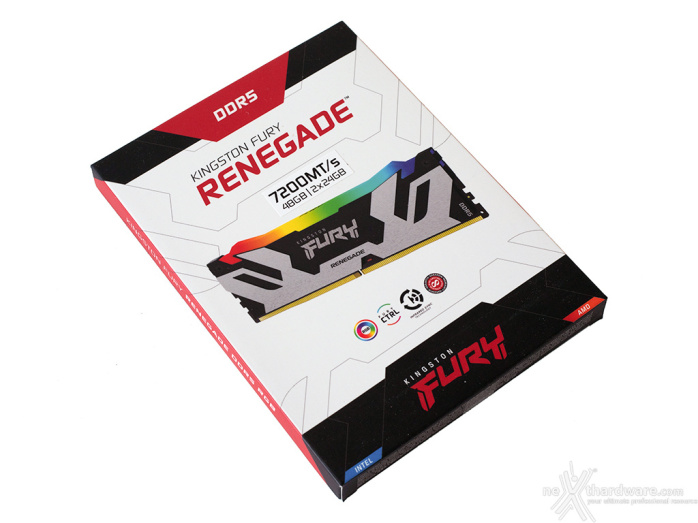 Kingston FURY Renegade DDR5 RGB 7200 48GB 1. Presentazione delle memorie 1