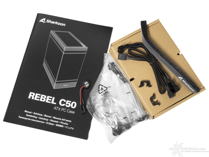 Sharkoon Rebel C50 RGB 1. Packaging & Bundle 4