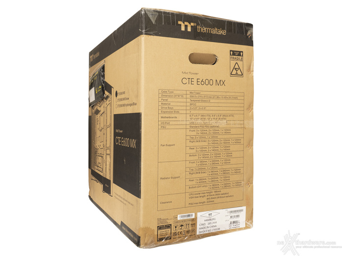 Thermaltake CTE E600 MX 1. Packaging & Bundle 1