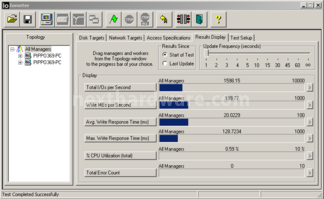 Kingston SSDNow V+100 96GB 11. Test: Endurance Iometer Sequenziale 8