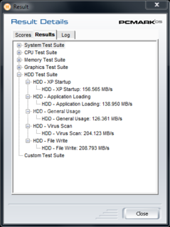 Kingston SSDNow V+100 96GB 17. Test: PCMark 05 & Vantage 4