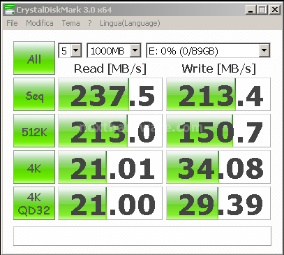 Kingston SSDNow V+100 96GB 13. Test: CrystalDiskMark 3.0 3